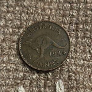1944 Australia Penny XF #16849